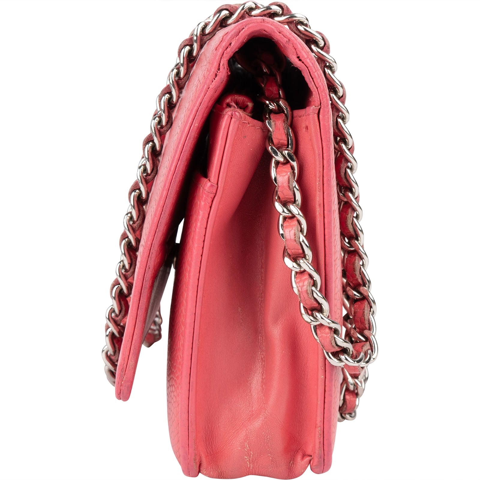 [🔄️B05 / F48] Chanel Caviar Leather Wallet on Chain Crossbody Bag - vintageandkickz