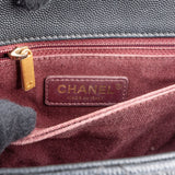 Chanel Quilted Caviar Leather Coco Handle Handbag