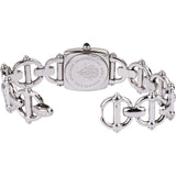 Gucci Silver Tone Chain Horsebit 6400L Woman Watch