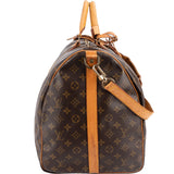 Louis Vuitton Monogram Canvas Keepall 60 Bandoulière Travel Bag