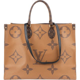 Louis Vuitton Monogram Canvas Giant Reverse Onthego GM Handbag