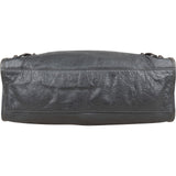 Balenciaga Dark Grey Leather Classic City Handbag