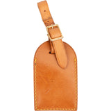 [🔄️B10 / F71] Louis Vuitton Vachetta Leather Luggage Tag - vintageandkickz