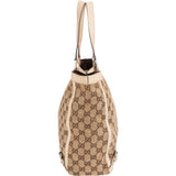 Gucci Monogram GG Abbey D-Ring Tote Hobo Handbag