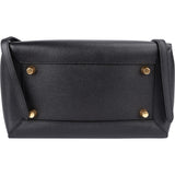 Celine Black Grained Calfskin Belt Handbag