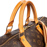 Louis Vuitton Monogram Canvas Keepall 50 Bandoulière Travel Bag