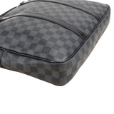 Louis Vuitton Monogram Damier Canvas Graphite Porte-Documents Voyage Handbag