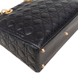 Christian Dior Quilted Leather Lady Dior Handbag