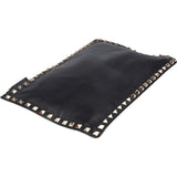 Valentino Garavani Black Leather Rockstud Clutch