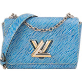 Louis Vuitton Blue Epi Leather Bicolor Twist Crossbody Bag