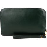 Louis Vuitton Green Taiga Leather Baikal Clutch Bag
