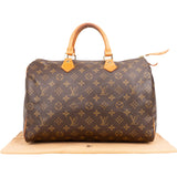 Louis Vuitton Monogram Canvas Speedy 35 Handbag