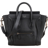 Céline Grained Calfskin Luggage Crossbody Handbag