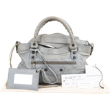 Balenciaga Grey Leather Classic City Handbag