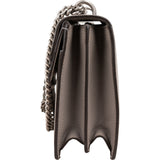 Gucci Grey Leather Crystal Dionysus Shoulder Bag