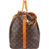 Louis Vuitton Monogram Canvas Keepall 55 Bandoulière Travel Bag