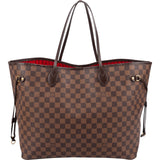 Louis Vuitton Monogram Damier Ebene Canvas Neverfull GM Shoulder Bag