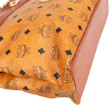 MCM Monogram Visetos Chain Tote Shoulder Bag