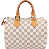 Louis Vuitton Monogram Damier Azur Canvas Speedy 25 Handbag