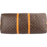 Louis Vuitton Monogram Canvas Keepall 60 Bandoulière Travel Bag