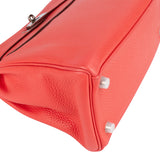 Hermès Rose Togo Kelly 28 Handbag - vintageandkickz