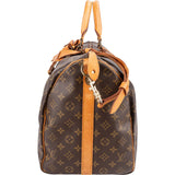 Louis Vuitton Monogram Canvas Keepall 50 Bandoulière Travel Bag