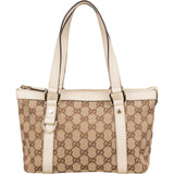 Gucci Monogram GG Canvas Abbey Small Tote Shoulder Bag