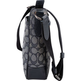 Coach Monogram Signature Mens Thompson Varsity Stripe Crossbody Bag