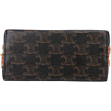 Celine Triomphe Monogram Canvas Chain Crossbody Bag