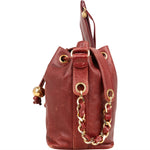 [🔄️B20 / F47] Chanel Caviar Leather CC Drawstring Bucket Crossbody Bag - vintageandkickz