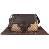 Gucci Monogram GG Dressage Shelly Crossbody Bag
