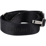 Chanel Black Emblem Adjustable Bags Strap