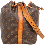 Louis Vuitton Monogram Canvas Sac Noé Petit Shoulder Bag