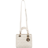 Christian Dior Quilted Leather Cannage Lady Dior Handbag