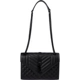 Yves Saint Laurent Grain de Poudre Leather Envelope Crossbody Bag