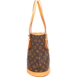 Louis Vuitton Monogram Canvas Bucket PM Shoulder Bag