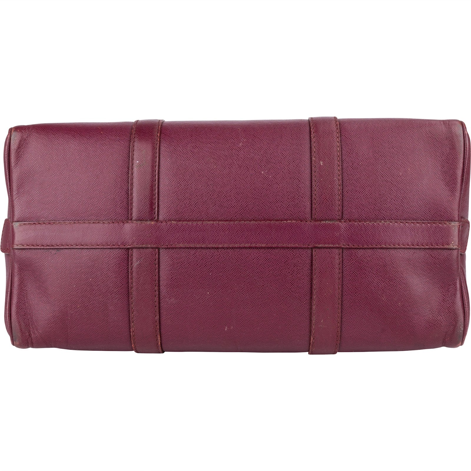 Christian Dior Textured Saffiano Leather Vintage Boston Handbag - vintageandkickz