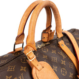 Louis Vuitton Monogram Canvas Keepall 50 Bandoulière Travel Bag