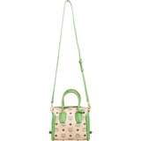 MCM Monogram Visetos Delmy Boston Mini Handbag