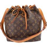 Louis Vuitton Monogram Canvas Sac Noé Petit Shoulder Bag