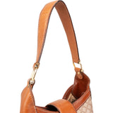 Celine Monogram Macadam Canvas Turn-Lock Shoulder Bag