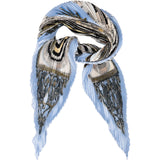 Hermès La Musique des Sphères Plisse Silk Tuch Scarf
