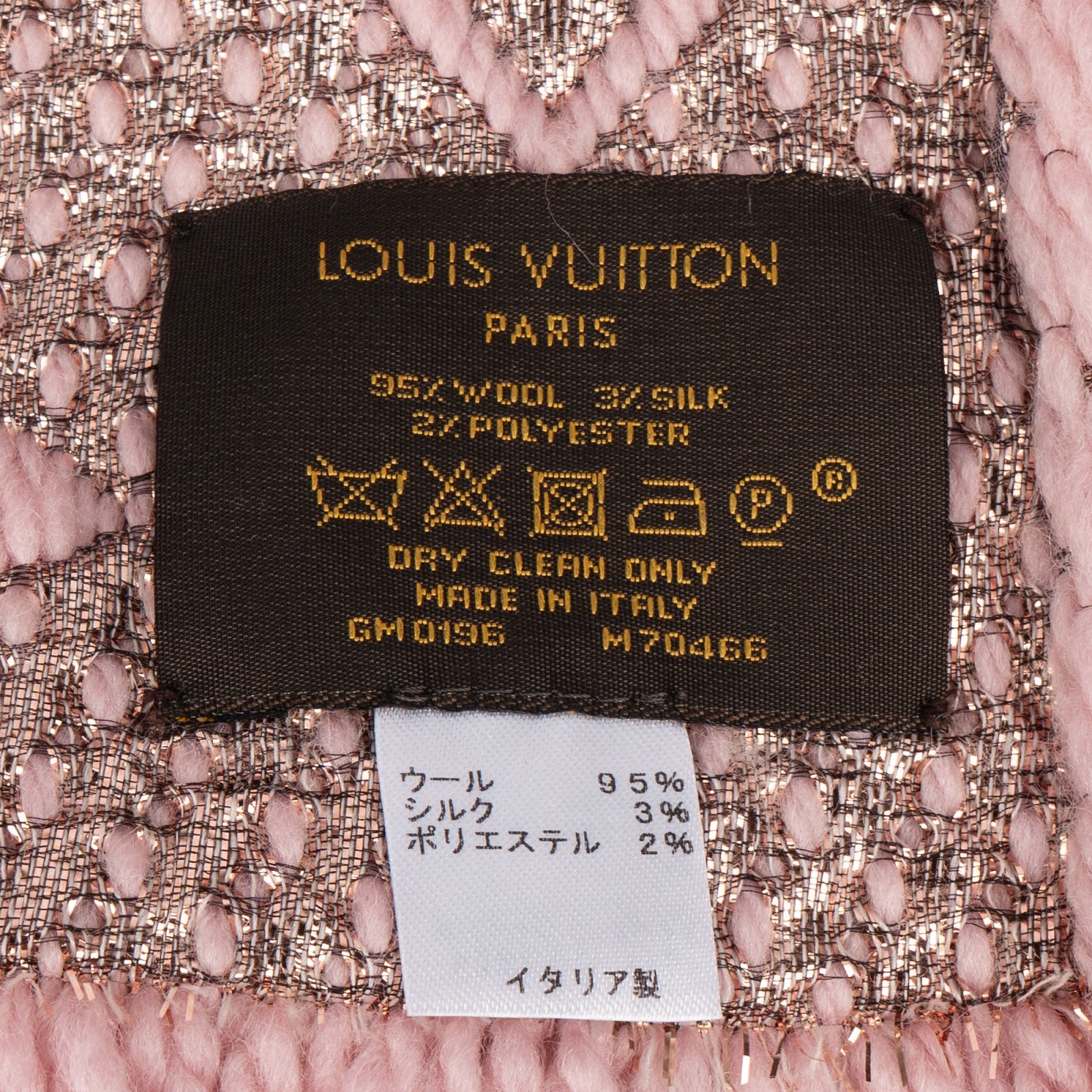 [🔄️B06 / F36] Louis Vuitton Wool Monogram Logomania Shine Schal Scarf - vintageandkickz