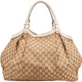 Gucci Monogram GG Canvas Sukey Hobo Handbag