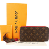 Louis Vuitton Monogram Canvas Tassel Zip Around Wallet