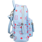 MCM Monogram Visetos Bicolor Stark Bebe Boo Mini Backpack