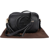 Gucci Pebbled Leather GG Soho Disco Crossbody Bag