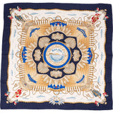 Hermès Railing Silk 90 Scarf Tuch
