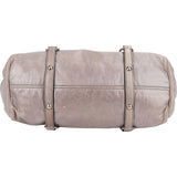 Miu Miu Grey Vitello Lux Bow Satchel Handbag