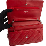 Chanel Quilted Lambskin Wallet on Chain Crossbody Bag